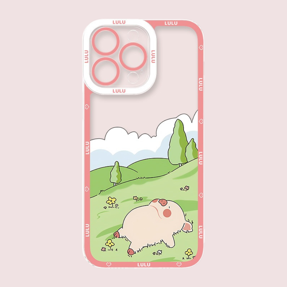 罐頭豬LuLu天使眼透明防摔軟殼-ZUIHANG SHOP