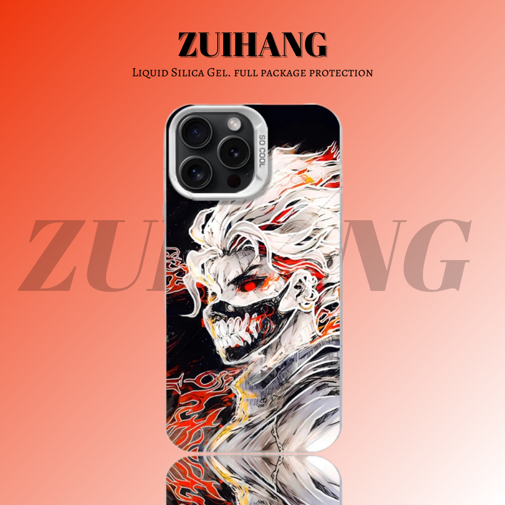 【大集合1.0】動漫彩銀線條漸變防摔手機殼-ZUIHANG SHOP