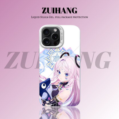 原神彩銀線條漸變防摔手機殼-ZUIHANG SHOP