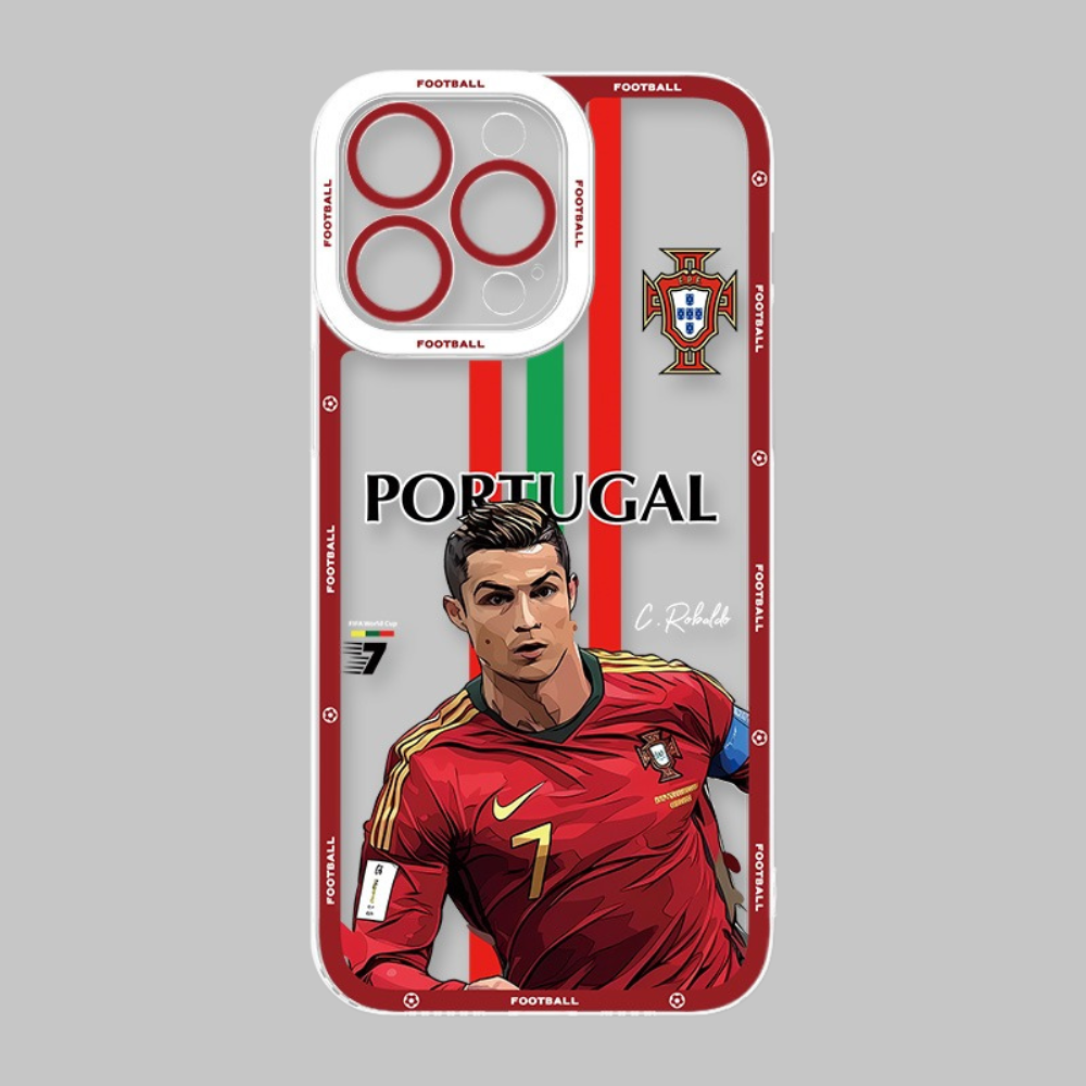 足球明星天使眼透明防摔軟殼-ZUIHANG SHOP