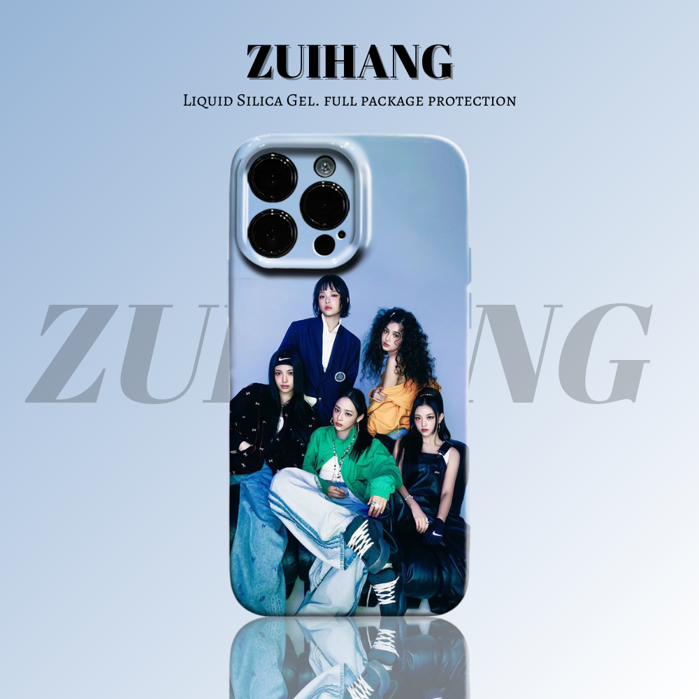Newjeans高清彩繪全包防摔菲林殼-ZUIHANG SHOP
