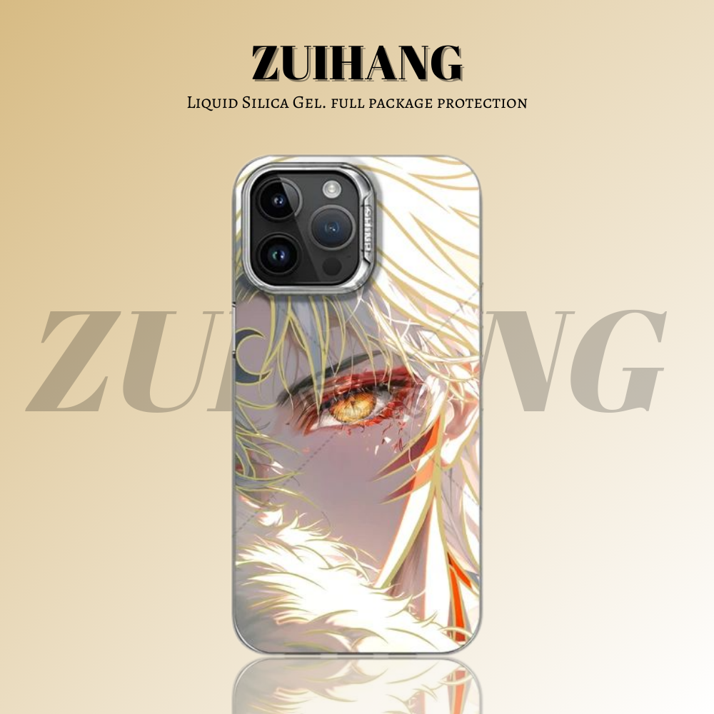 犬夜叉彩銀線條漸變防摔手機殼-ZUIHANG SHOP