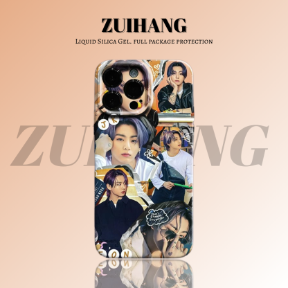 防彈少年團高清彩繪全包防摔菲林殼-ZUIHANG SHOP