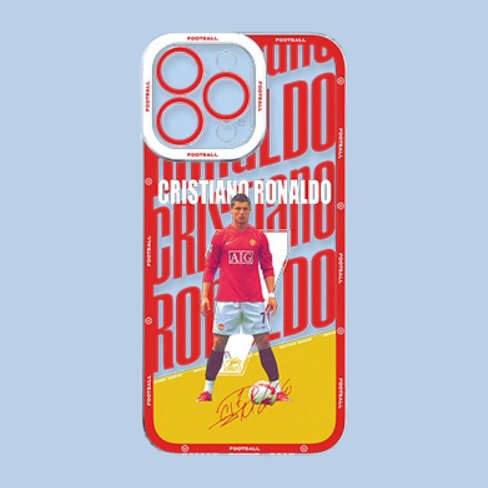 足球明星天使眼透明防摔軟殼-ZUIHANG SHOP