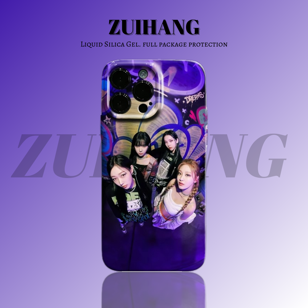 Aespa高清彩繪全包防摔菲林殼-ZUIHANG SHOP