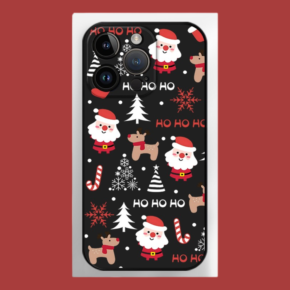 聖誕節液態矽膠全包防摔軟殼-ZUIHANG SHOP