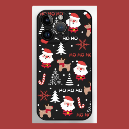 聖誕節液態矽膠全包防摔軟殼-ZUIHANG SHOP