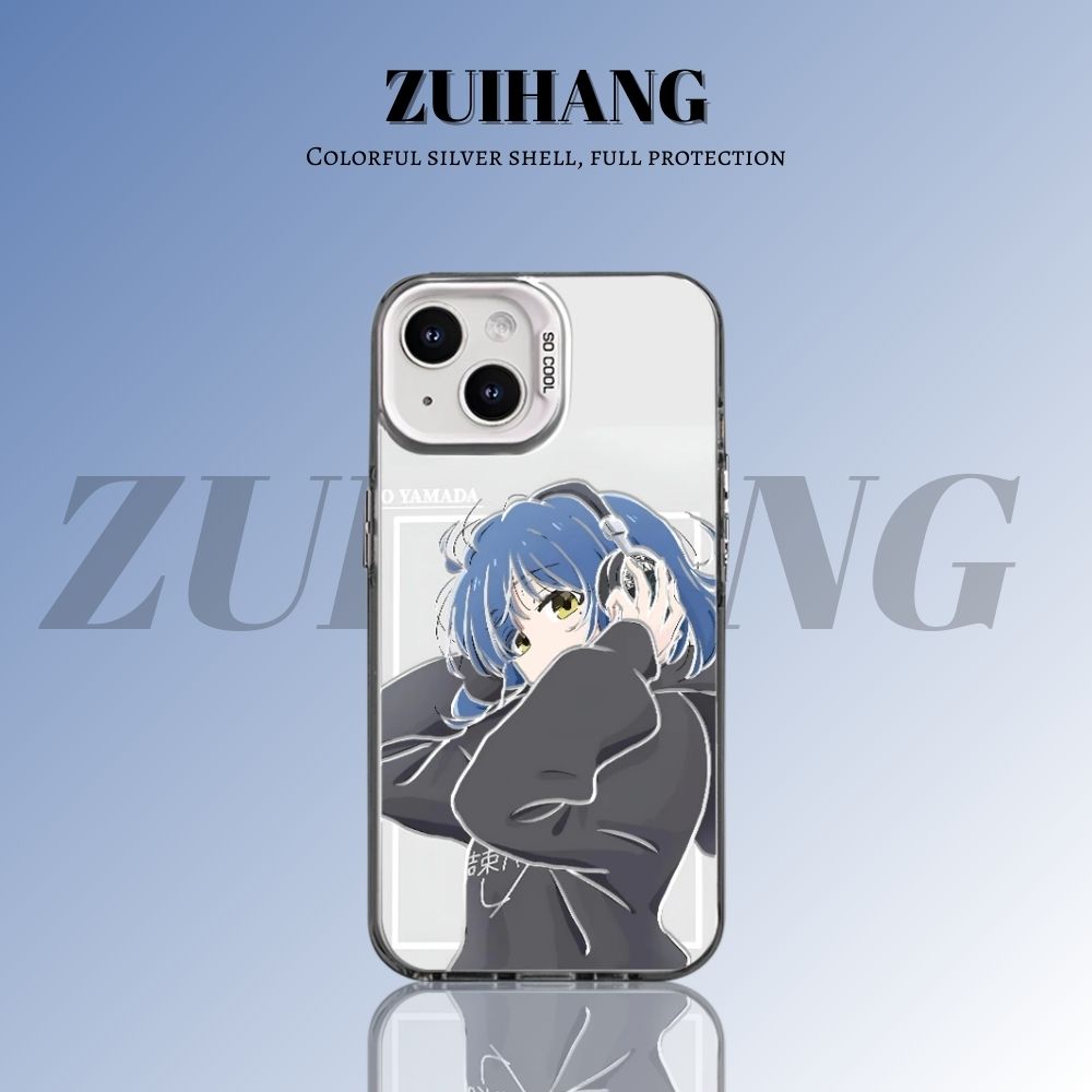 孤獨搖滾彩銀線條漸變防摔手機殼-ZUIHANG SHOP