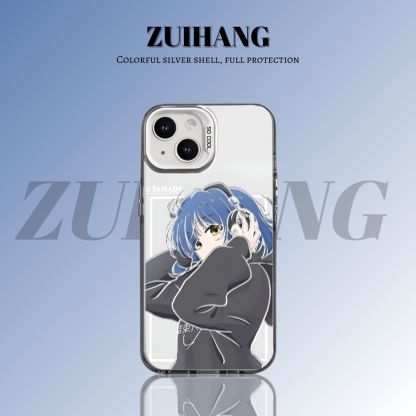 孤獨搖滾彩銀線條漸變防摔手機殼-ZUIHANG SHOP