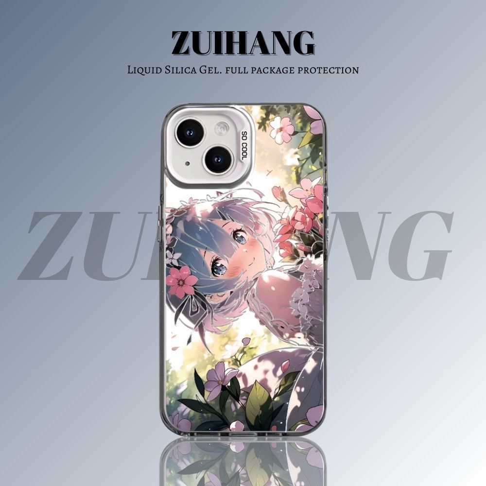 Re:Zero 彩銀線條漸變防摔手機殼-ZUIHANG SHOP