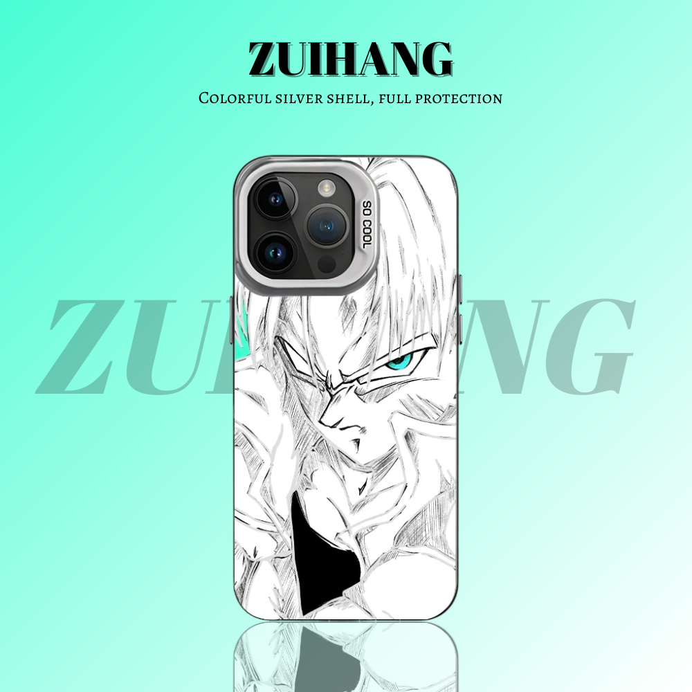 七龍珠彩銀線條漸變防摔手機殼-ZUIHANG SHOP