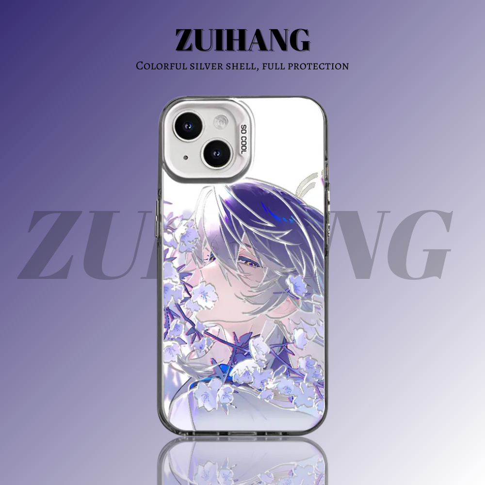 崩壞:星穹鐵道彩銀線條漸變防摔手機殼-ZUIHANG SHOP