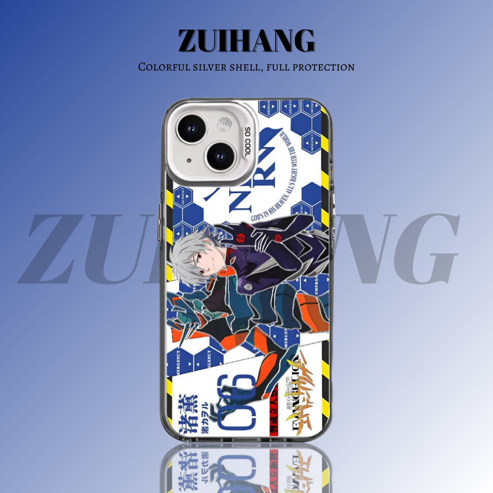 EVA新世紀福音戰士彩銀防摔手機殼-ZUIHANG SHOP