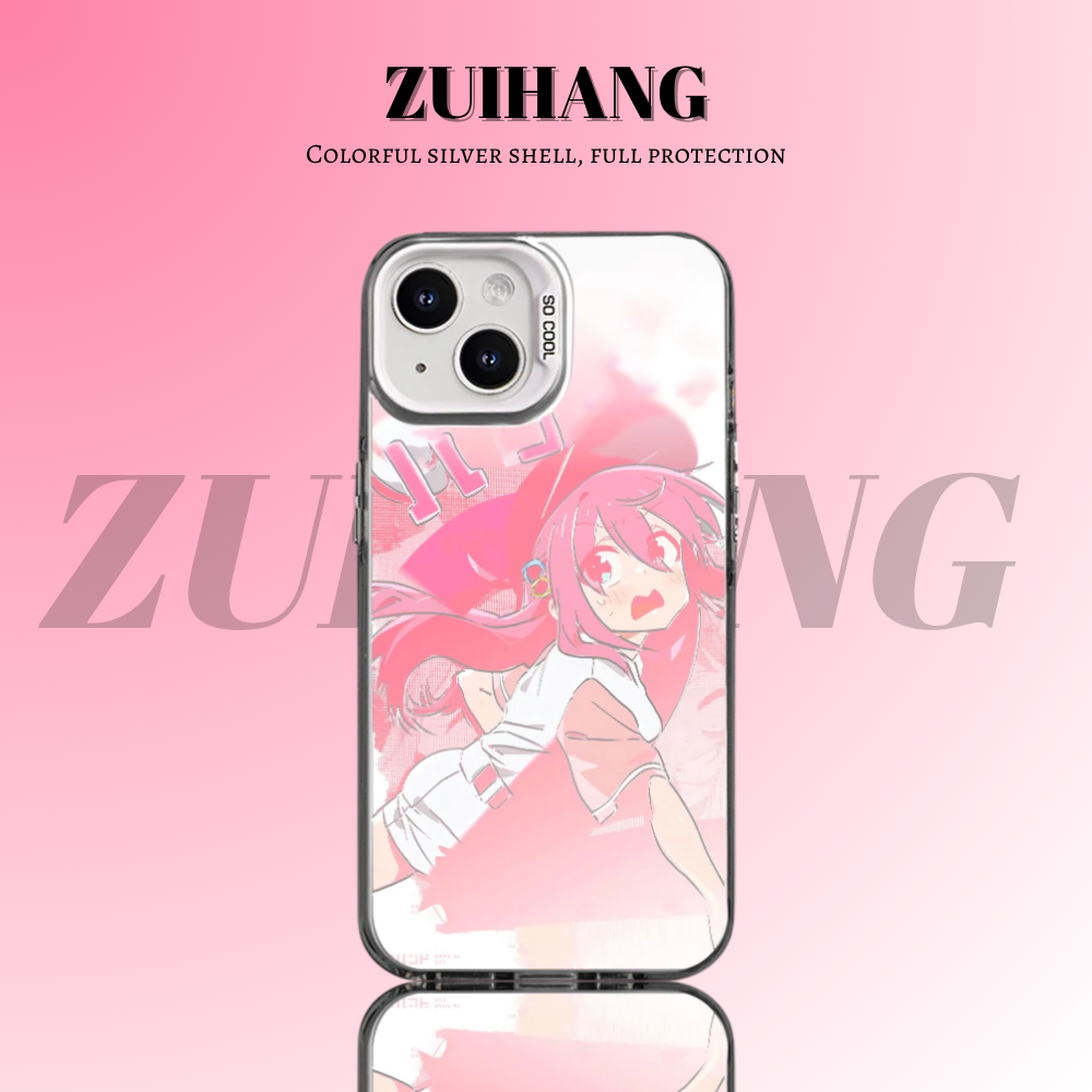 孤獨搖滾彩銀線條漸變防摔手機殼-ZUIHANG SHOP