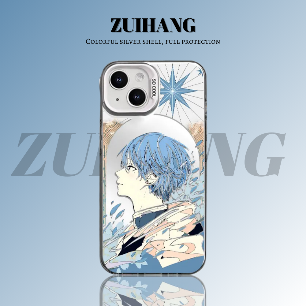 芙莉蓮彩銀線條漸變防摔手機殼-ZUIHANG SHOP