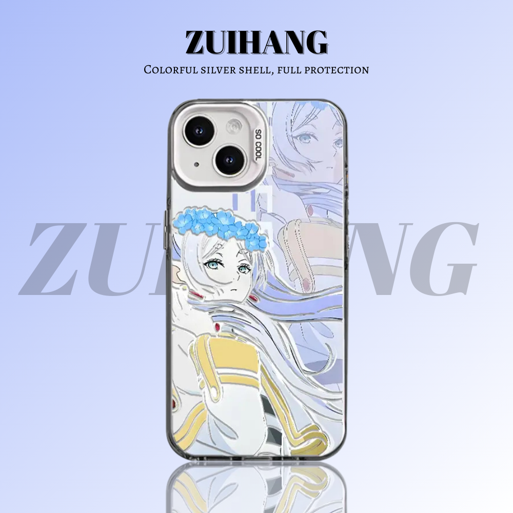 芙莉蓮彩銀線條漸變防摔手機殼-ZUIHANG SHOP