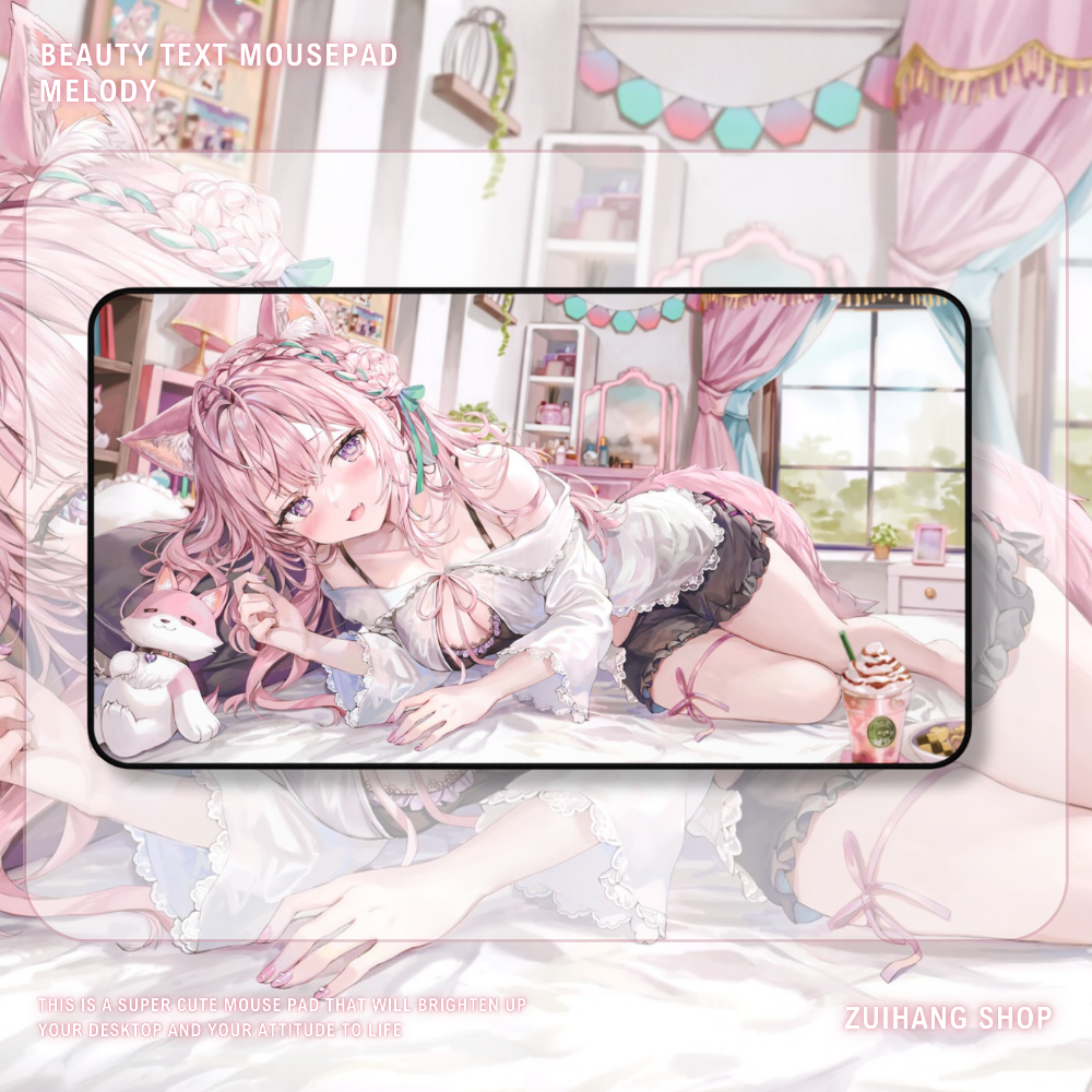 Hololive 虛擬偶像 博衣小夜璃 卡牌桌遊週邊牌墊滑鼠墊