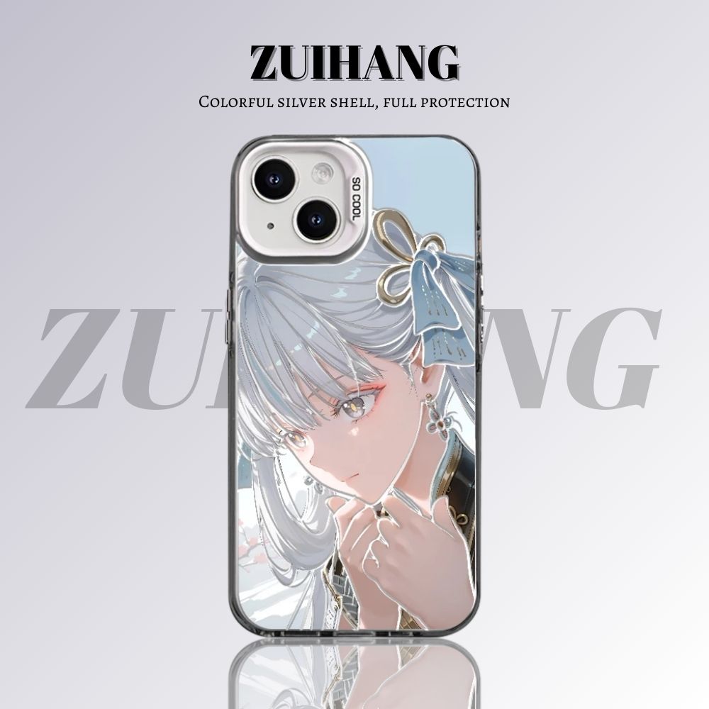 鳴潮彩銀線條漸變防摔手機殼-ZUIHANG SHOP