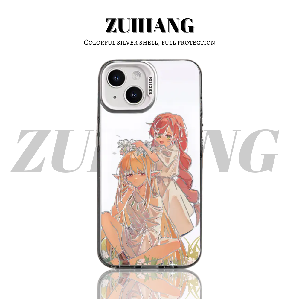 芙莉蓮彩銀線條漸變防摔手機殼-ZUIHANG SHOP