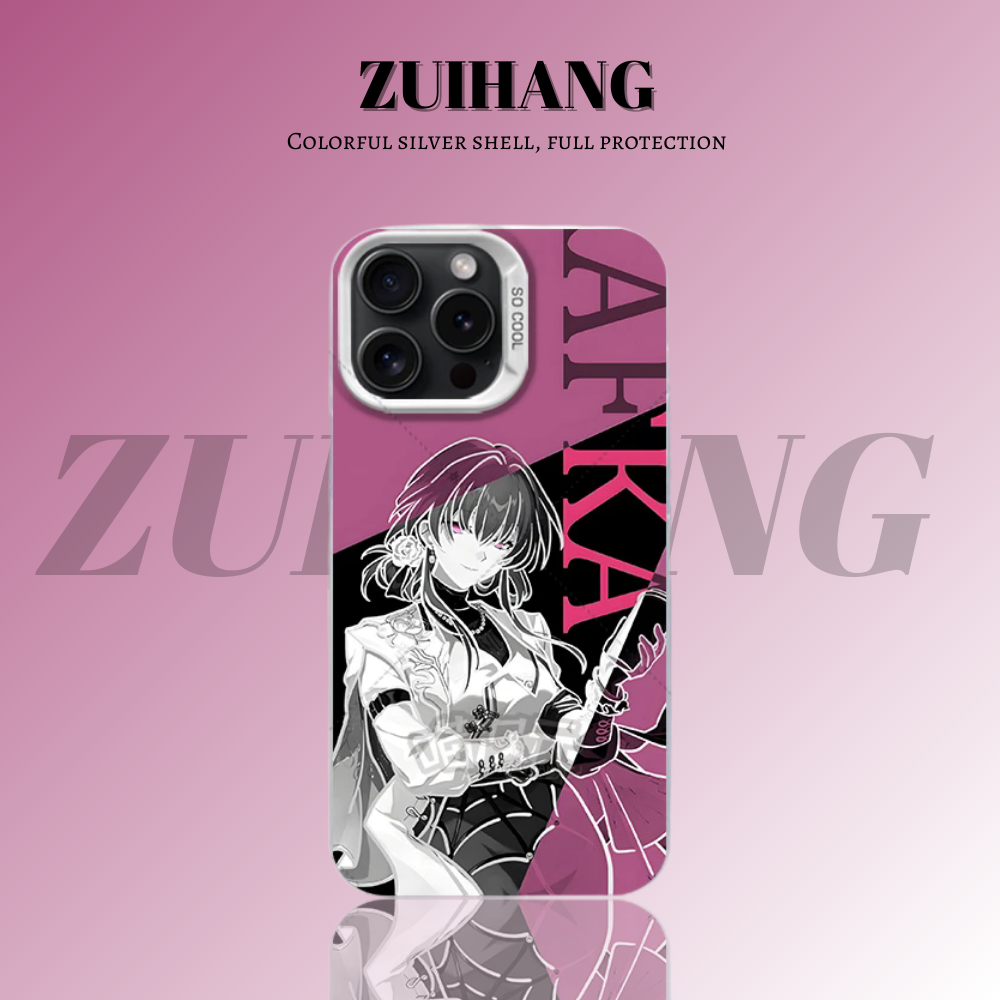 崩壞:星穹鐵道彩銀線條漸變防摔手機殼-ZUIHANG SHOP