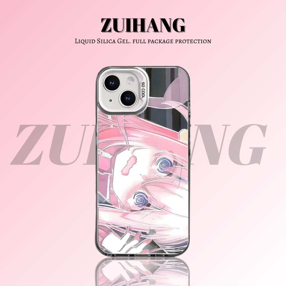 孤獨搖滾彩銀線條漸變防摔手機殼-ZUIHANG SHOP