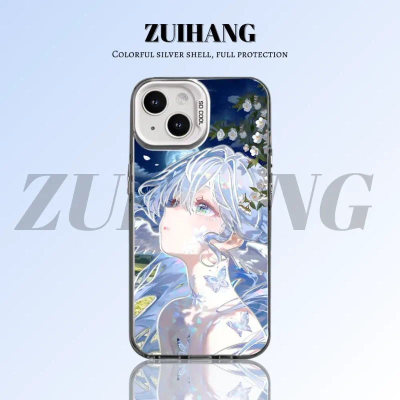 崩壞:星穹鐵道彩銀線條漸變防摔手機殼