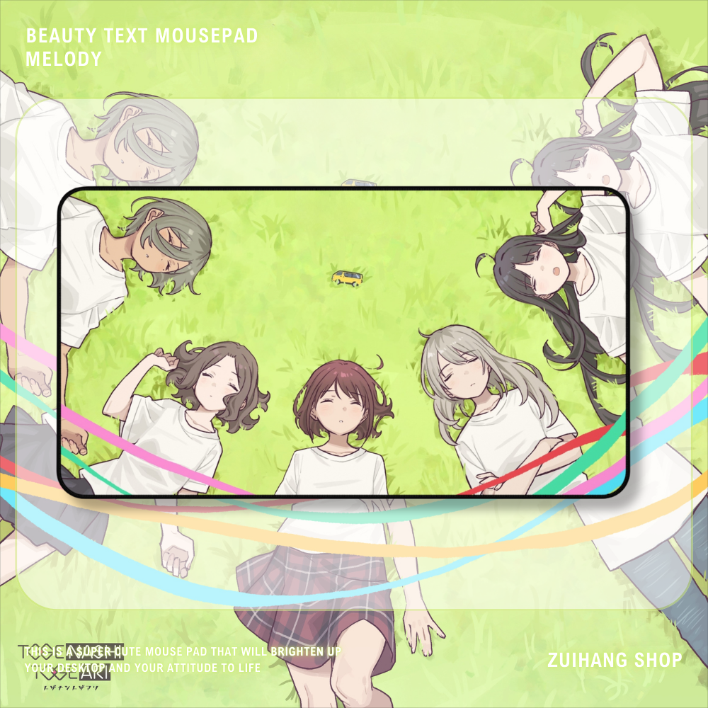 少女樂團吶喊吧 卡牌桌遊週邊牌墊滑鼠墊