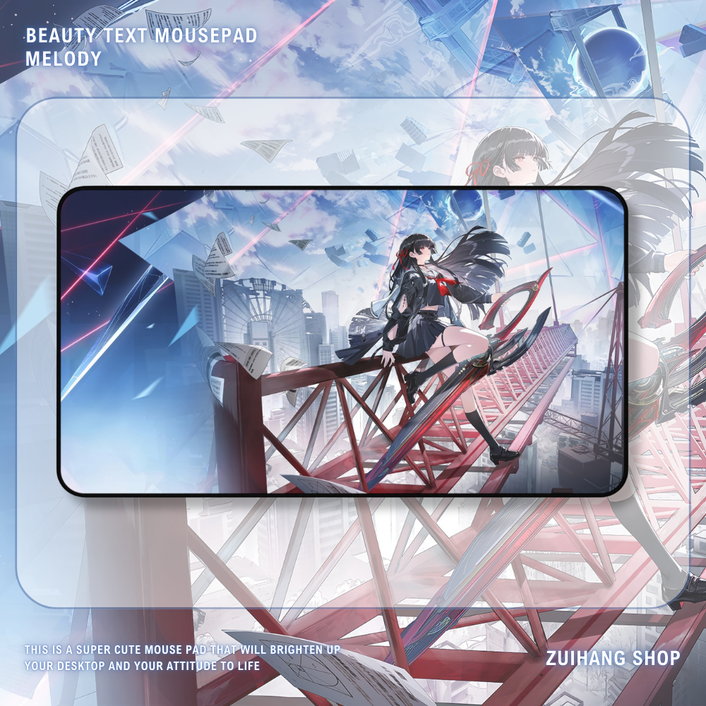 千咲 鳴潮卡牌桌遊週邊牌墊滑鼠墊