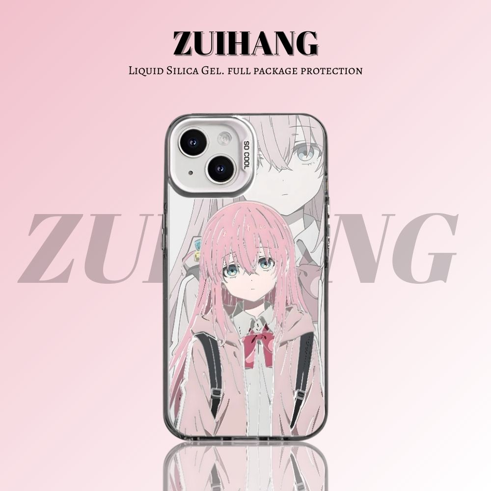 孤獨搖滾彩銀線條漸變防摔手機殼-ZUIHANG SHOP