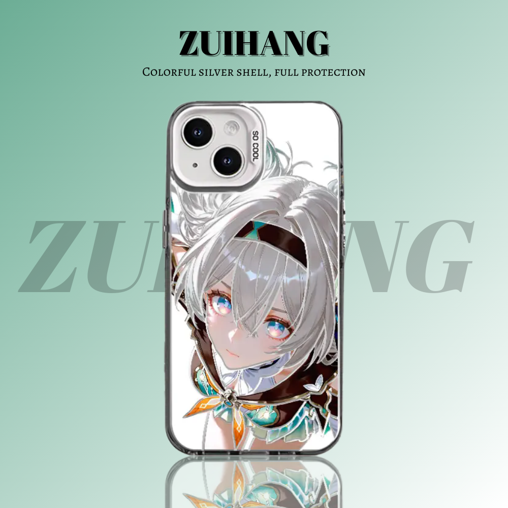 崩壞:星穹鐵道彩銀線條漸變防摔手機殼-ZUIHANG SHOP