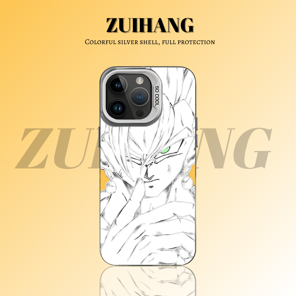 七龍珠彩銀線條漸變防摔手機殼-ZUIHANG SHOP