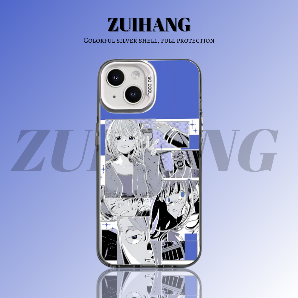 【大集合1.0】動漫彩銀線條漸變防摔手機殼-ZUIHANG SHOP