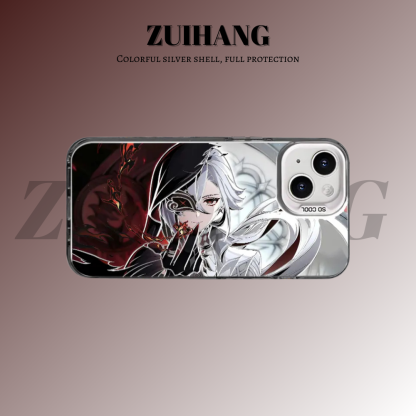 原神彩銀線條漸變防摔手機殼-ZUIHANG SHOP