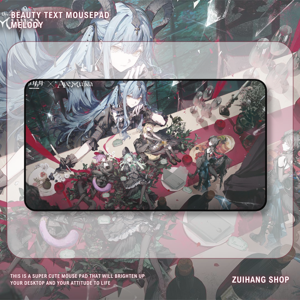 BanG Dream! Ave Mujica 卡牌桌遊週邊牌墊滑鼠墊