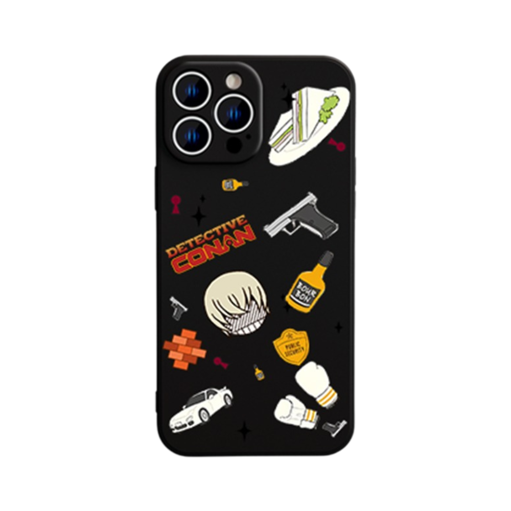 名偵探柯南液態矽膠全包防摔軟殼-ZUIHANG SHOP