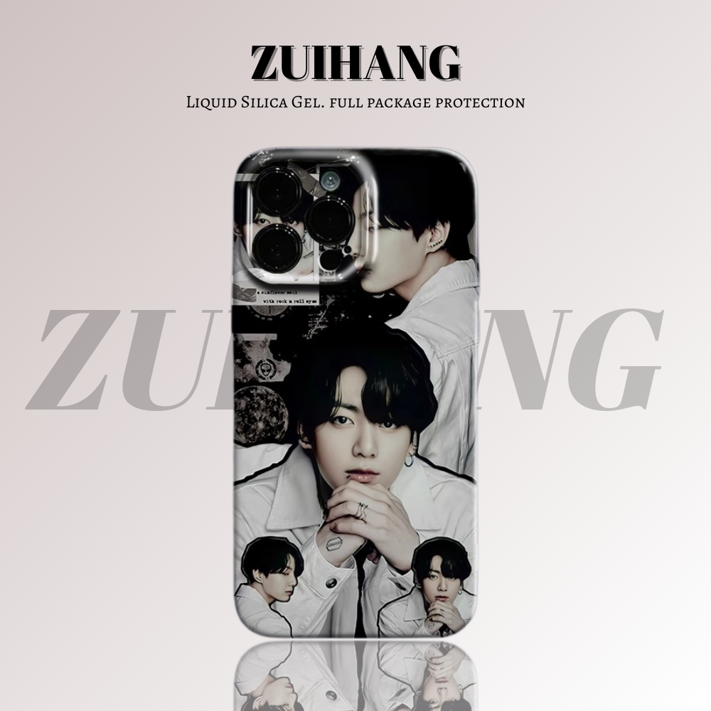 防彈少年團高清彩繪全包防摔菲林殼-ZUIHANG SHOP