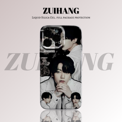 防彈少年團高清彩繪全包防摔菲林殼-ZUIHANG SHOP