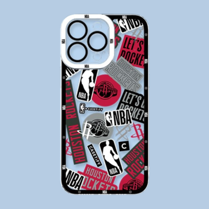 NBA隊徽天使眼透明防摔軟殼-ZUIHANG SHOP