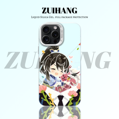 【大集合1.0】動漫彩銀線條漸變防摔手機殼-ZUIHANG SHOP