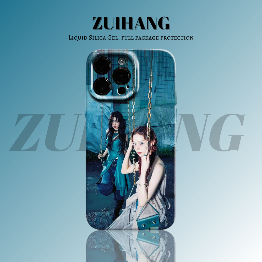 Aespa高清彩繪全包防摔菲林殼-ZUIHANG SHOP