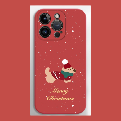 聖誕節液態矽膠全包防摔軟殼-ZUIHANG SHOP