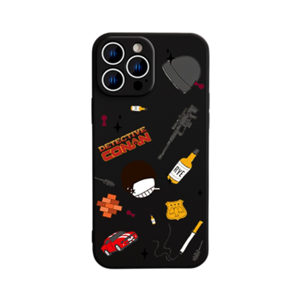 名偵探柯南液態矽膠全包防摔軟殼-ZUIHANG SHOP