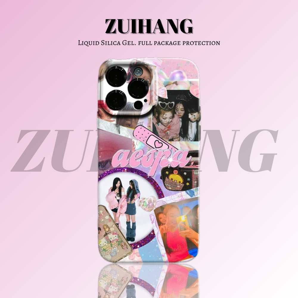 Aespa高清彩繪全包防摔菲林殼-ZUIHANG SHOP