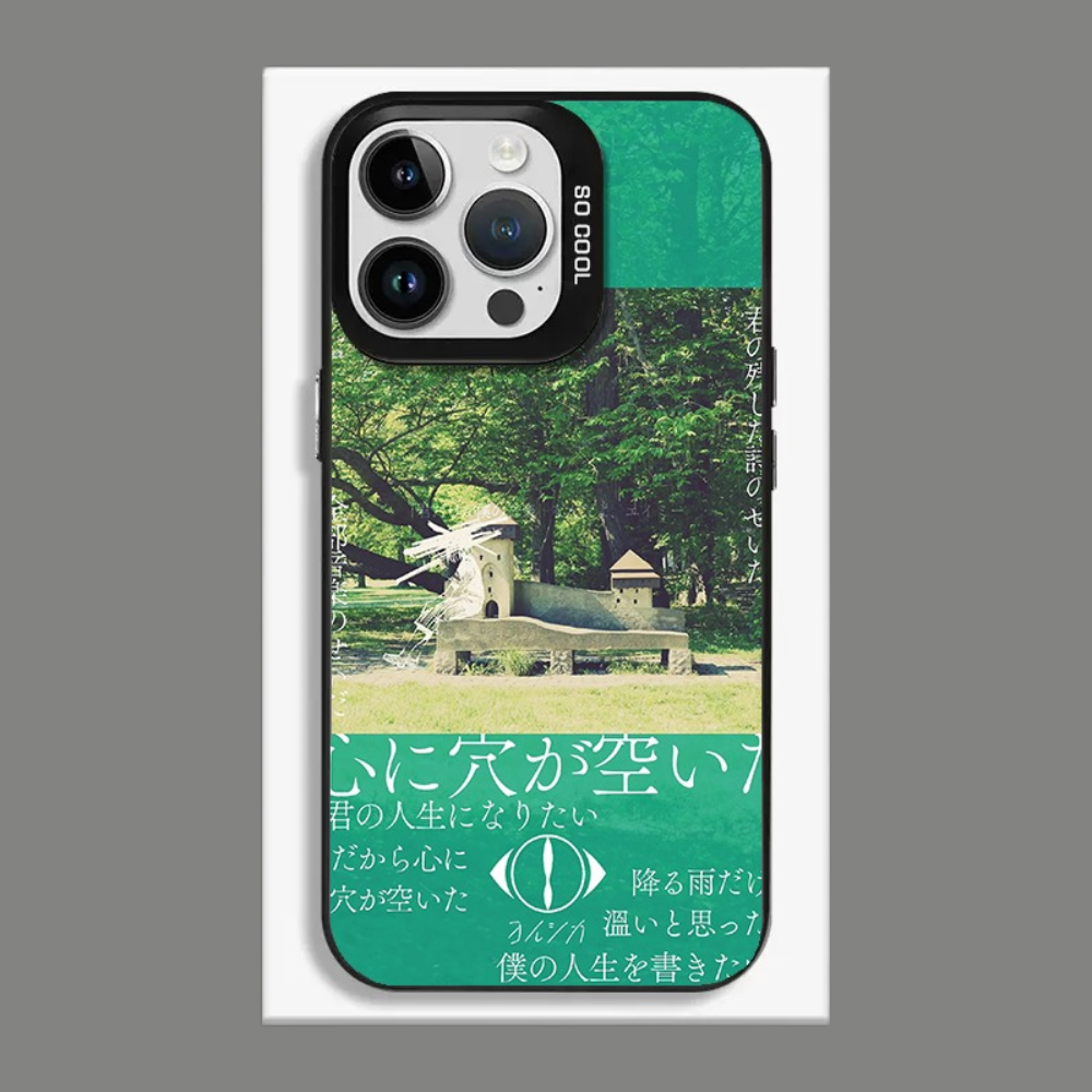 Yorushika彩銀線條漸變防摔手機殼-ZUIHANG SHOP