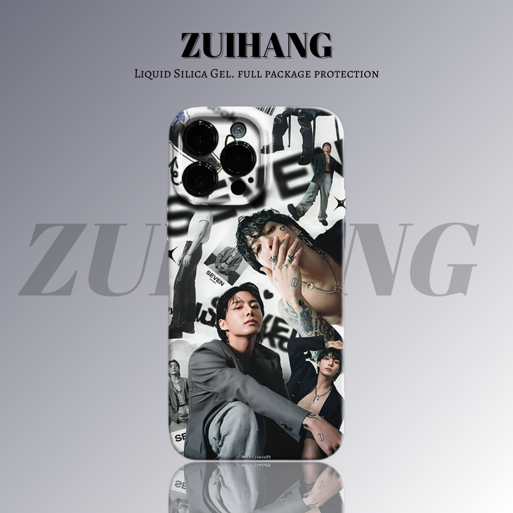 防彈少年團高清彩繪全包防摔菲林殼-ZUIHANG SHOP