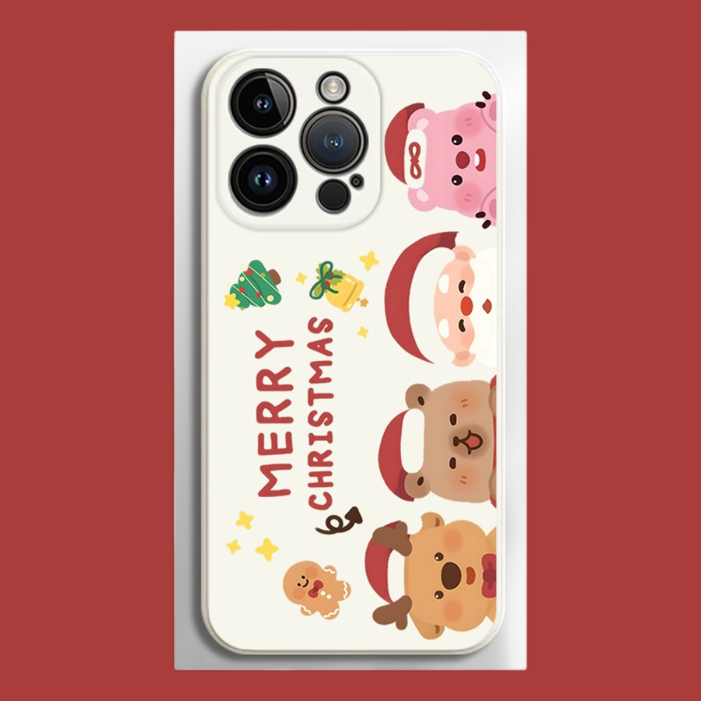 聖誕節液態矽膠全包防摔軟殼-ZUIHANG SHOP