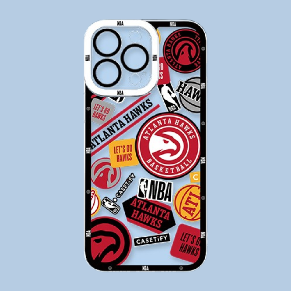 NBA隊徽天使眼透明防摔軟殼
