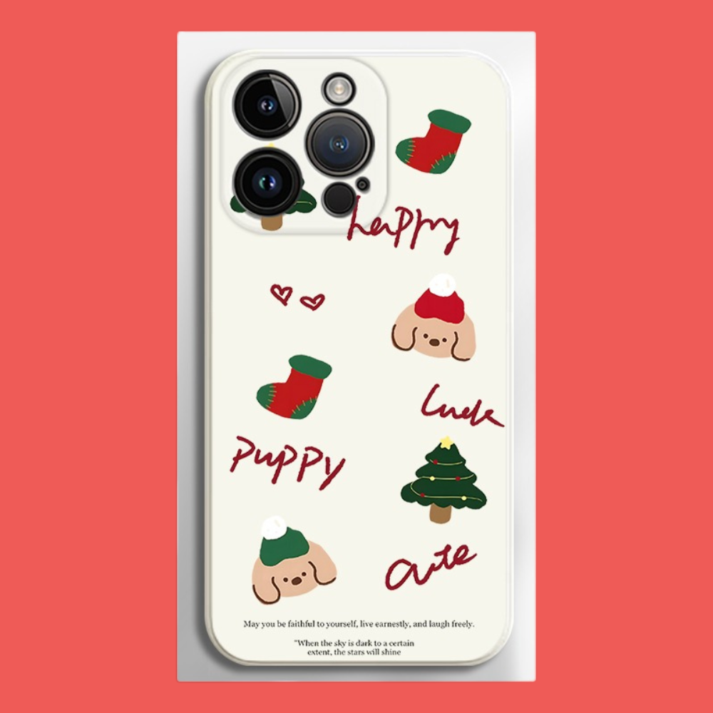 聖誕節液態矽膠全包防摔軟殼-ZUIHANG SHOP