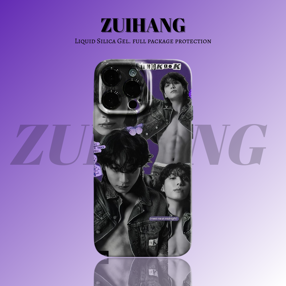 防彈少年團高清彩繪全包防摔菲林殼-ZUIHANG SHOP