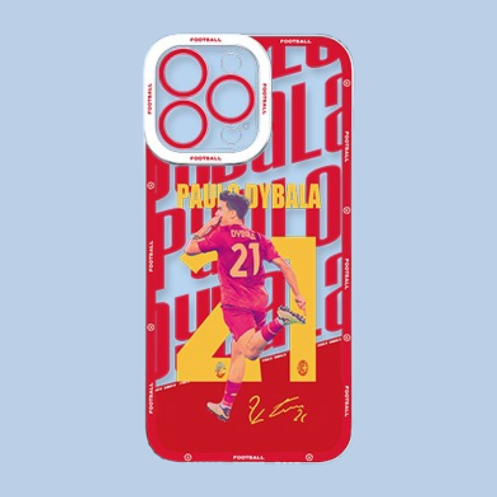 足球明星天使眼透明防摔軟殼-ZUIHANG SHOP